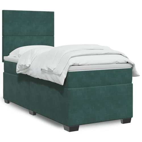 INLIFE Boxspringbett mit Matratze Dunkelgrün 80x200 cm Samt,Möbel,Betten & Zubehör,Betten & Bettgestelle,Grün,62.8 KG,3293059 INLIFE Boxspringbett mit Matratze Dunkelgrün 80x200 cm Samt,Möbel,Betten & Zubehör,Betten & Bettgestelle,Grün,62.8 KG,3293059 von INLIFE