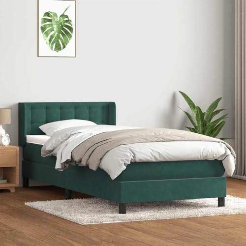 INLIFE Boxspringbett mit Matratze Dunkelgrün 80x220 cm Samt,Möbel,Betten & Zubehör,Betten & Bettgestelle,Grün,44.25 KG,3318474 INLIFE Boxspringbett mit Matratze Dunkelgrün 80x220 cm Samt,Möbel,Betten & Zubehör,Betten & Bettgestelle,Grün,44.25 KG,3318474 von INLIFE