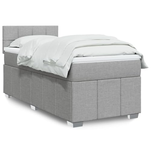 INLIFE Boxspringbett mit Matratze Hellgrau 80x200 cm Stoff,Möbel,Betten & Zubehör,Betten & Bettgestelle,Grau,64.02 KG,3289195 INLIFE Boxspringbett mit Matratze Hellgrau 80x200 cm Stoff,Möbel,Betten & Zubehör,Betten & Bettgestelle,Grau,64.02 KG,3289195 von INLIFE