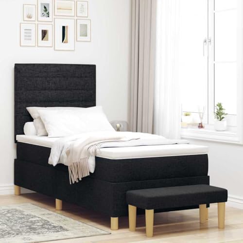 INLIFE Boxspringbett mit Matratze Schwarz 100 x 200 cm Stoff,Möbel,Betten & Zubehör,Betten & Bettgestelle,Schwarz,60.88 KG,3344200 INLIFE Boxspringbett mit Matratze Schwarz 100 x 200 cm Stoff,Möbel,Betten & Zubehör,Betten & Bettgestelle,Schwarz,60.88 KG,3344200 von INLIFE