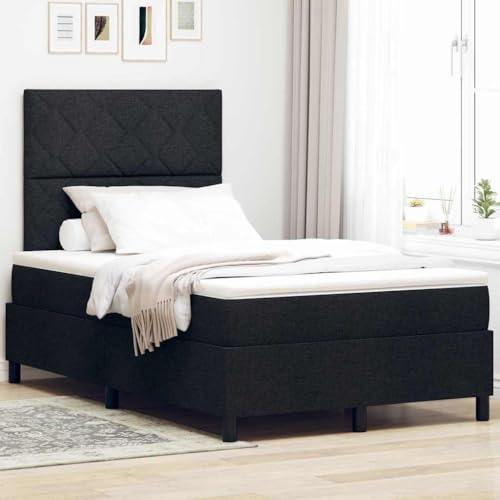 INLIFE Boxspringbett mit Matratze Schwarz 120 x 200 cm Stoff,Möbel,Betten & Zubehör,Betten & Bettgestelle,Schwarz,60.08 KG,3342937 INLIFE Boxspringbett mit Matratze Schwarz 120 x 200 cm Stoff,Möbel,Betten & Zubehör,Betten & Bettgestelle,Schwarz,60.08 KG,3342937 von INLIFE
