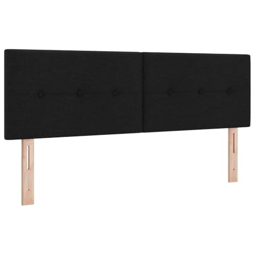 INLIFE Boxspringbett mit Matratze Schwarz 140 x 200 cm Stoff,Möbel,Betten & Zubehör,Betten & Bettgestelle,Schwarz,61.22 KG,3338925 von INLIFE