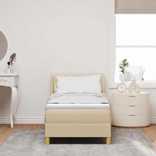 INLIFE Boxspringbett mit Matratze mit Kopfteil Creme 80 x 200 cm Stoff,Möbel,Betten & Zubehör,Betten & Bettgestelle,Creme,40.09 KG,3341326 INLIFE Boxspringbett mit Matratze mit Kopfteil Creme 80 x 200 cm Stoff,Möbel,Betten & Zubehör,Betten & Bettgestelle,Creme,40.09 KG,3341326 von INLIFE