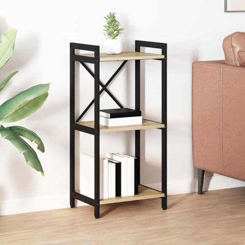 INLIFE Bücherregal Sonoma Eiche 40 x 30 x 83 cm Holzwerkstoff,Möbel,Regalsysteme,Bücherregale & Bücherschränke,Sonoma Eiche,7.68 KG,868366 von INLIFE