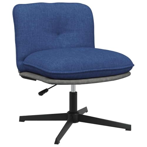 INLIFE Bürostuhl Drehbar Blau Stoff,Möbel,Stühle,Blau,12.89 KG,4105393 von INLIFE