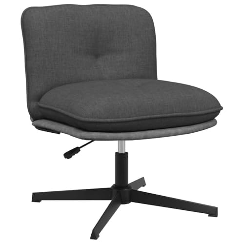 INLIFE Bürostuhl Drehbar Dunkelgrau Stoff,Möbel,Stühle,Grau,12.89 KG,4105390 von INLIFE