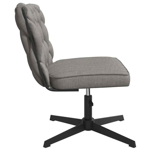 INLIFE Bürostuhl Drehbar Hellgrau Stoff,Möbel,Stühle,Grau,12.26 KG,4105401 von INLIFE