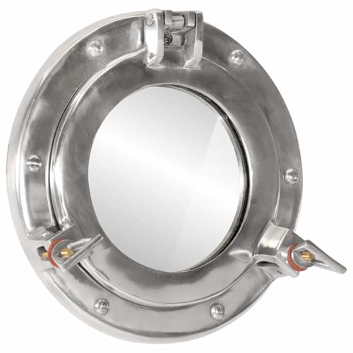 INLIFE Bullaugen-Spiegel Wandmontage Ø23 cm Aluminium und Glas,Heim & Garten,Dekoration,Spiegel,Silber,1.26 KG,357847 INLIFE Bullaugen-Spiegel Wandmontage Ø23 cm Aluminium und Glas,Heim & Garten,Dekoration,Spiegel,Silber,1.26 KG,357847 von INLIFE