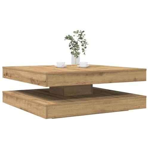 INLIFE Couchtisch 360-Grad Drehbar Artisan-Eiche 90x90x34,5 cm,Möbel,Tische,Ziertische,Couchtische,Braun,41.2 KG,3321359 INLIFE Couchtisch 360-Grad Drehbar Artisan-Eiche 90x90x34,5 cm,Möbel,Tische,Ziertische,Couchtische,Braun,41.2 KG,3321359 von INLIFE
