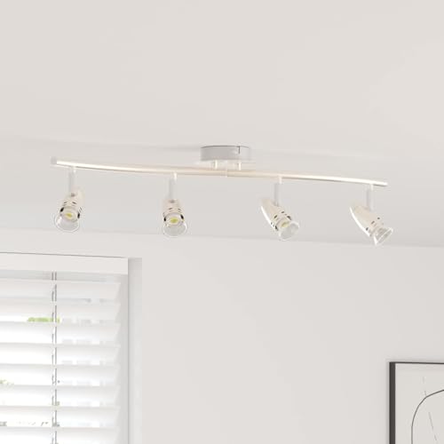 INLIFE Deckenstrahler Mattnickel 58,5 x 15 x 12 cm Stahl,Heim & Garten,Beleuchtung,Flutlichter & Spotleuchten,Nickel,0.8 KG,4108220 INLIFE Deckenstrahler Mattnickel 58,5 x 15 x 12 cm Stahl,Heim & Garten,Beleuchtung,Flutlichter & Spotleuchten,Nickel,0.8 KG,4108220 von INLIFE