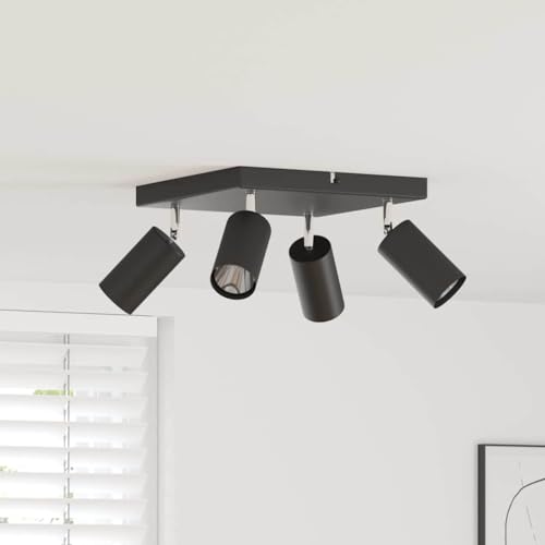 INLIFE Deckenstrahler Schwarz 26 x 26 x 16.5 cm Stahl,Heim & Garten,Beleuchtung,Flutlichter & Spotleuchten,Schwarz,1.6 KG,4108200 INLIFE Deckenstrahler Schwarz 26 x 26 x 16.5 cm Stahl,Heim & Garten,Beleuchtung,Flutlichter & Spotleuchten,Schwarz,1.6 KG,4108200 von INLIFE