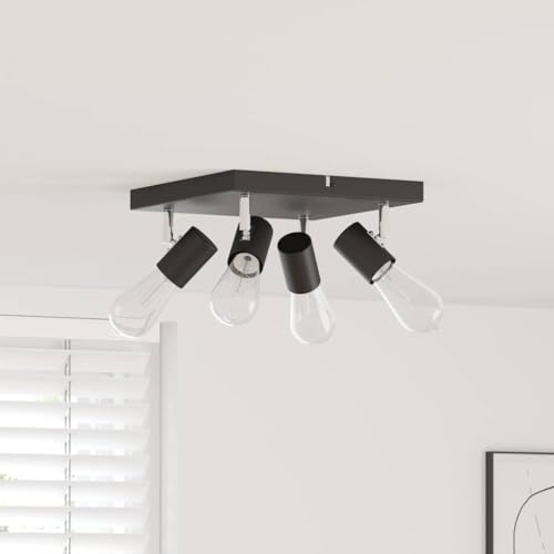 INLIFE Deckenstrahler Schwarz 26.5 x 26 x 11.5 cm Stahl,Heim & Garten,Beleuchtung,Flutlichter & Spotleuchten,Schwarz,1.35 KG,4108185 INLIFE Deckenstrahler Schwarz 26.5 x 26 x 11.5 cm Stahl,Heim & Garten,Beleuchtung,Flutlichter & Spotleuchten,Schwarz,1.35 KG,4108185 von INLIFE