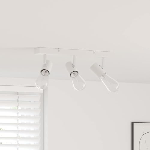 INLIFE Deckenstrahler Weiß 38 x 6.5 x 11.5 cm Stahl,Heim & Garten,Beleuchtung,Flutlichter & Spotleuchten,Weiß,0.7 KG,4108183 von INLIFE
