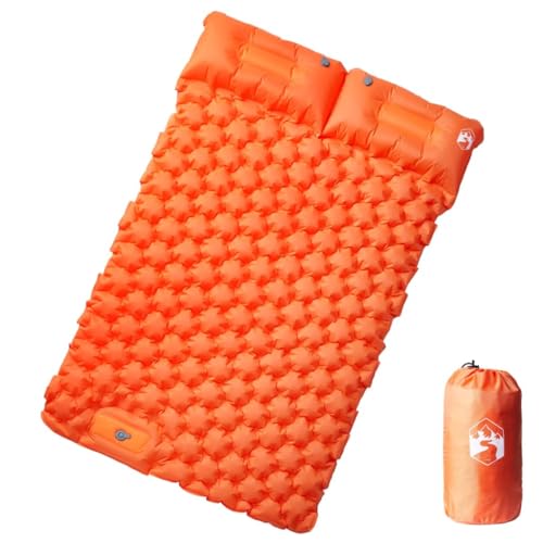 INLIFE Doppel-Isomatte mit Kissen Selbstaufblasend Orange,Sportartikel,Outdoor-Aktivitäten,Camping & Wandern,Isomatten,Orange,1.98 KG,4007100 INLIFE Doppel-Isomatte mit Kissen Selbstaufblasend Orange,Sportartikel,Outdoor-Aktivitäten,Camping & Wandern,Isomatten,Orange,1.98 KG,4007100 von INLIFE