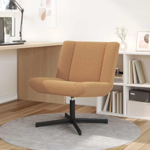 INLIFE Drehstuhl Beige 63 x 75 x 76 cm Stoff,Möbel,Stühle,Beige,12.3 KG,42015916 von INLIFE