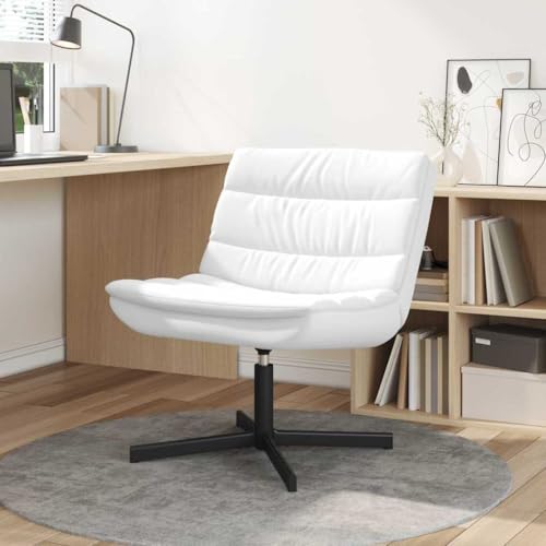 INLIFE Drehstuhl Weiß 63 x 75 x 76 cm Kunstleder,Möbel,Stühle,Weiß,12.6 KG,42007345 von INLIFE