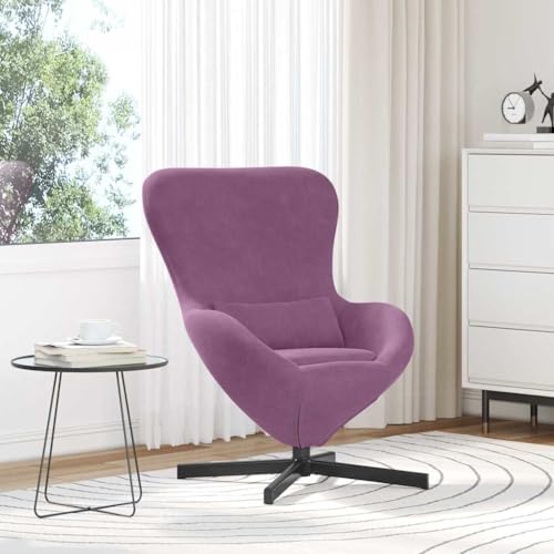 INLIFE Eiersessel Lila Samt,Möbel,Stühle,Sessel,Lila,13.7 KG,42002767 von INLIFE