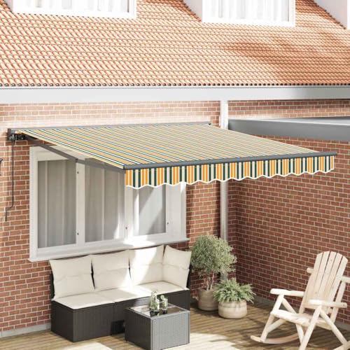 INLIFE Einziehbare Markise Grün und Gelb 350x250 cm Stoff,Heim & Garten,Rasen & Garten,Garten & Balkon,Markisen,Grün,23.37 KG,3330463 INLIFE Einziehbare Markise Grün und Gelb 350x250 cm Stoff,Heim & Garten,Rasen & Garten,Garten & Balkon,Markisen,Grün,23.37 KG,3330463 von INLIFE