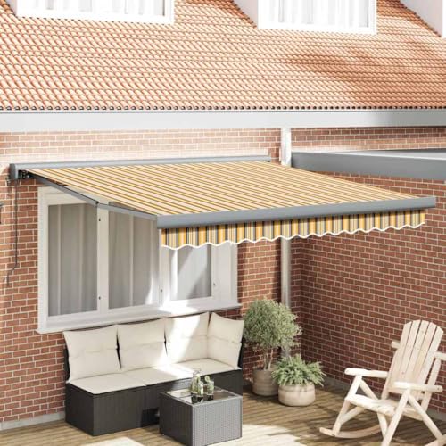 INLIFE Einziehbare Markise Mehrfarbig 350 x 250 cm Stoff, Metall,Heim & Garten,Rasen & Garten,Garten & Balkon,Markisen,Mehrfarbig,45.56 KG,3330318 INLIFE Einziehbare Markise Mehrfarbig 350 x 250 cm Stoff, Metall,Heim & Garten,Rasen & Garten,Garten & Balkon,Markisen,Mehrfarbig,45.56 KG,3330318 von INLIFE