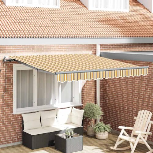INLIFE Einziehbare Markise Mehrfarbig 350 x 250 cm Stoff,Heim & Garten,Rasen & Garten,Garten & Balkon,Markisen,Mehrfarbig,23.42 KG,3330309 INLIFE Einziehbare Markise Mehrfarbig 350 x 250 cm Stoff,Heim & Garten,Rasen & Garten,Garten & Balkon,Markisen,Mehrfarbig,23.42 KG,3330309 von INLIFE