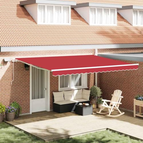 INLIFE Einziehbare Markise with Manuell 450 × 300 cm Rot,Heim & Garten,Rasen & Garten,Garten & Balkon,Markisen,31.45 KG,3331040 INLIFE Einziehbare Markise with Manuell 450 × 300 cm Rot,Heim & Garten,Rasen & Garten,Garten & Balkon,Markisen,31.45 KG,3331040 von INLIFE