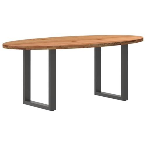 INLIFE Esstisch Hellbraun 200x100x74 cm Massivholz Eiche Oval,Möbel,Tische,Esstische,Braun,48.95 KG,3305315 INLIFE Esstisch Hellbraun 200x100x74 cm Massivholz Eiche Oval,Möbel,Tische,Esstische,Braun,48.95 KG,3305315 von INLIFE