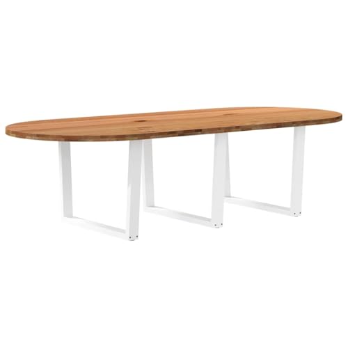 INLIFE Esstisch Hellbraun 280x120x74 cm Massivholz Eiche Oval,Möbel,Tische,Esstische,Braun,89.45 KG,3328215 INLIFE Esstisch Hellbraun 280x120x74 cm Massivholz Eiche Oval,Möbel,Tische,Esstische,Braun,89.45 KG,3328215 von INLIFE