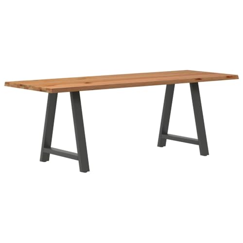INLIFE Esstisch mit Baumkanten 220x80x74 cm Massivholz Eiche,Möbel,Tische,Esstische,Braun,52.6 KG,3304023 INLIFE Esstisch mit Baumkanten 220x80x74 cm Massivholz Eiche,Möbel,Tische,Esstische,Braun,52.6 KG,3304023 von INLIFE