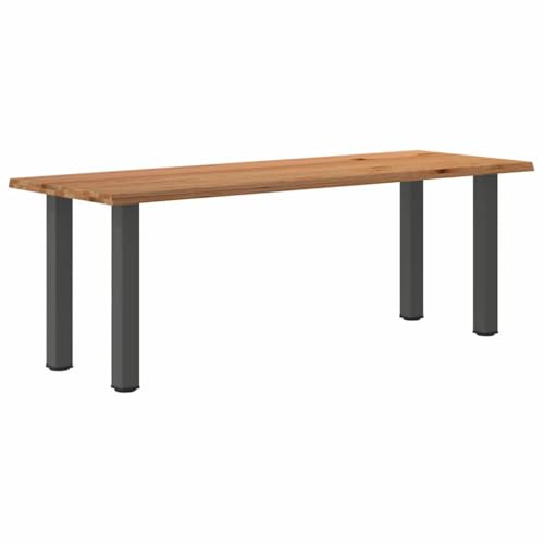 INLIFE Esstisch mit Baumkanten 220x80x74 cm Massivholz Eiche,Möbel,Tische,Esstische,Braun,53.03 KG,3304018 INLIFE Esstisch mit Baumkanten 220x80x74 cm Massivholz Eiche,Möbel,Tische,Esstische,Braun,53.03 KG,3304018 von INLIFE