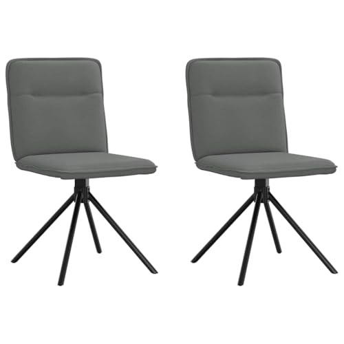 INLIFE Esszimmerstühle 2 STK. Dunkelgrau Stoff,Möbel,Stühle,Esszimmerstühle,Grau,18 KG,4101233 INLIFE Esszimmerstühle 2 STK. Dunkelgrau Stoff,Möbel,Stühle,Esszimmerstühle,Grau,18 KG,4101233 von INLIFE