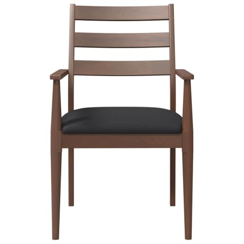 INLIFE Esszimmerstühle mit Kissen 2 STK. Braun Massivholz Gummibaum,Möbel,Stühle,Esszimmerstühle,Braun,15.2 KG,4102472 von INLIFE