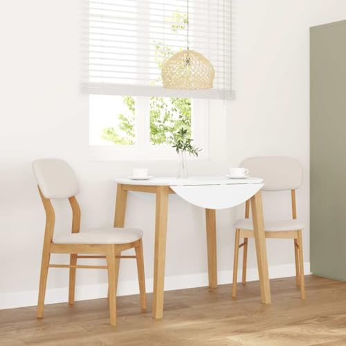 INLIFE Esszimmerstühle mit Kissen 2 STK. Natur Massivholz Gummibaum,Möbel,Stühle,Esszimmerstühle,Braun,11.6 KG,4102525 von INLIFE