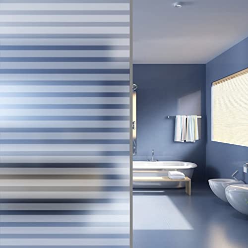 INLIFE Fensterfolie Sichtschutzfolie Streifen Selbstklebend 0,9x10 m von INLIFE