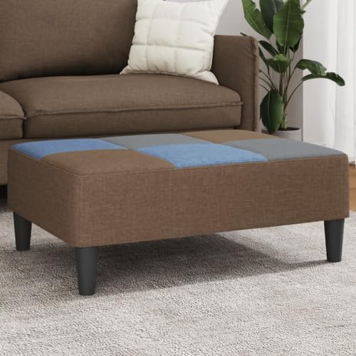 INLIFE Fußhocker Patchwork 77x55x31 cm Stoff,Möbel,Polsterhocker,Mehrfarbig,7 KG,4007398 von INLIFE
