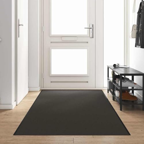INLIFE Fußmatte Anthrazit und Schwarz 120 x 350 cm Polyamid und PVC,Heim & Garten,Dekoration,Fußmatten,Anthrazit,14.7 KG,4100723 von INLIFE
