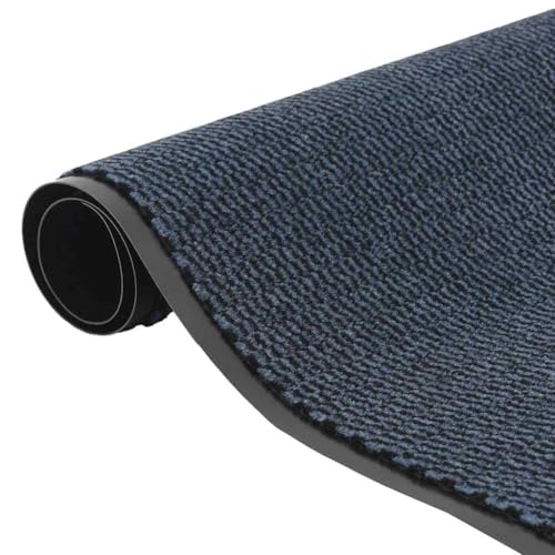 INLIFE Fußmatte Blau 80x120 cm,Heim & Garten,Dekoration,Fußmatten,Blau,3.02 KG,4105572 von INLIFE