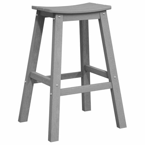 INLIFE Garten Bar Set 6 pcs Hellgrau HDPE,Möbel,Gartenmöbel,Gartenmöbel-Sets,Hellgrau,48.42 KG,3335809 von INLIFE