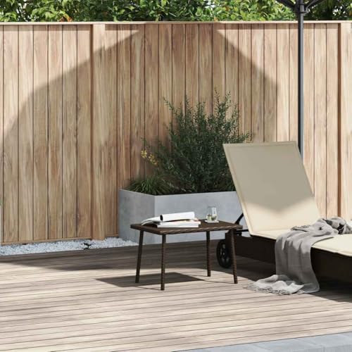 INLIFE Garten-Couchtisch Rechteckig Braun 60x40x37 cm Poly Rattan,Möbel,Gartenmöbel,Gartentische,Braun,2.8 KG,4104051 INLIFE Garten-Couchtisch Rechteckig Braun 60x40x37 cm Poly Rattan,Möbel,Gartenmöbel,Gartentische,Braun,2.8 KG,4104051 von INLIFE