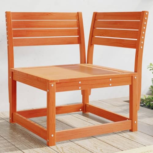 INLIFE Garten-Ecksofa Wachsbraun 73x73x78 cm Massivholz Kiefer,Möbel,Gartenmöbel,Gartensitzmöbel,Gartensofas,Braun,13.02 KG,844666 von INLIFE