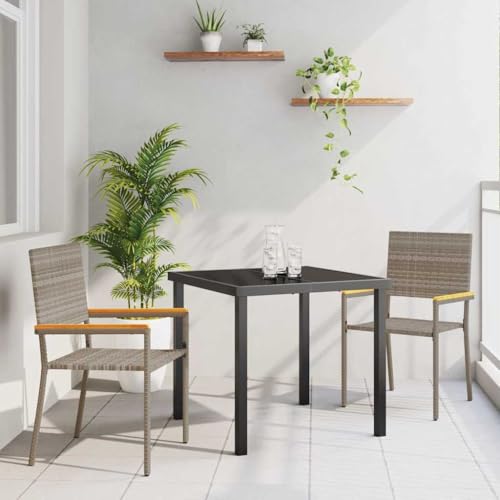 INLIFE Garten Essgruppe 3 pcs Grau Poly Rattan,Möbel,Gartenmöbel,Gartenmöbel-Sets,Grau,26.8 KG,3379709 INLIFE Garten Essgruppe 3 pcs Grau Poly Rattan,Möbel,Gartenmöbel,Gartenmöbel-Sets,Grau,26.8 KG,3379709 von INLIFE