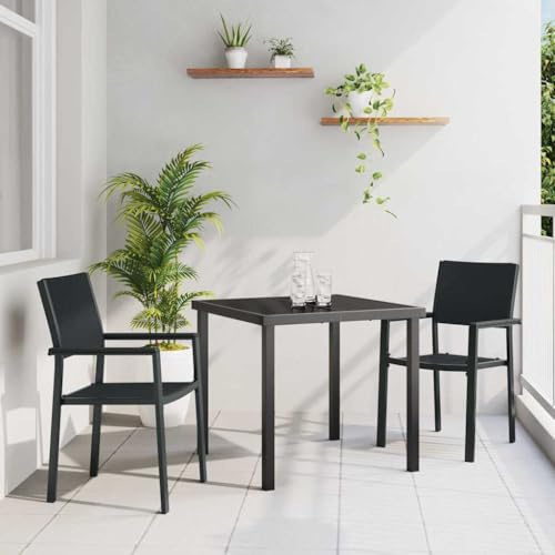 INLIFE Garten Essgruppe 3 pcs Schwarz Poly Rattan,Möbel,Gartenmöbel,Gartenmöbel-Sets,Schwarz,31.25 KG,3379149 INLIFE Garten Essgruppe 3 pcs Schwarz Poly Rattan,Möbel,Gartenmöbel,Gartenmöbel-Sets,Schwarz,31.25 KG,3379149 von INLIFE