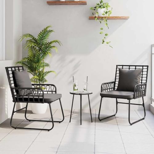 INLIFE Garten Essgruppe 3 pcs Schwarz und Anthrazit,Möbel,Gartenmöbel,Gartenmöbel-Sets,Schwarz,20.4 KG,42010350 INLIFE Garten Essgruppe 3 pcs Schwarz und Anthrazit,Möbel,Gartenmöbel,Gartenmöbel-Sets,Schwarz,20.4 KG,42010350 von INLIFE