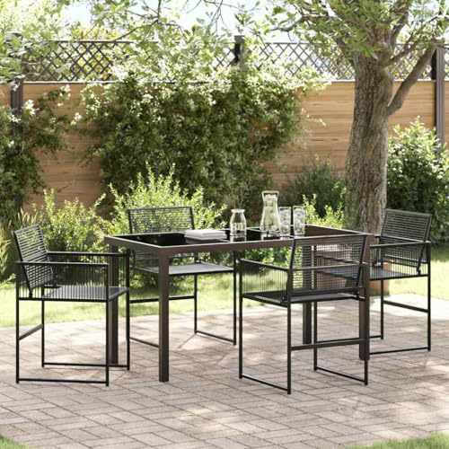INLIFE Garten Essgruppe 5 pcs Schwarz Poly Rattan,Möbel,Gartenmöbel,Gartenmöbel-Sets,Schwarz,41.65 KG,3379327 INLIFE Garten Essgruppe 5 pcs Schwarz Poly Rattan,Möbel,Gartenmöbel,Gartenmöbel-Sets,Schwarz,41.65 KG,3379327 von INLIFE