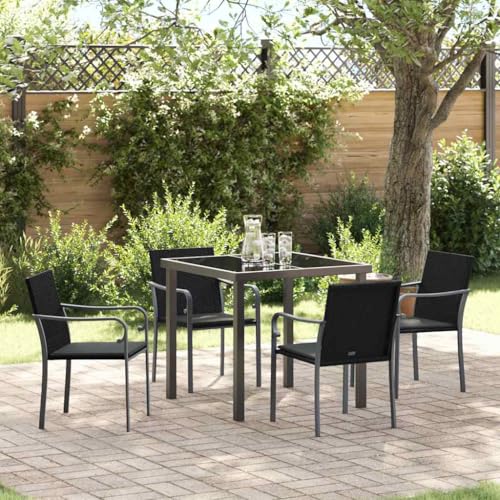 INLIFE Garten Essgruppe 5 pcs Schwarz Poly Rattan,Möbel,Gartenmöbel,Gartenmöbel-Sets,Schwarz,42.4 KG,3379052 INLIFE Garten Essgruppe 5 pcs Schwarz Poly Rattan,Möbel,Gartenmöbel,Gartenmöbel-Sets,Schwarz,42.4 KG,3379052 von INLIFE