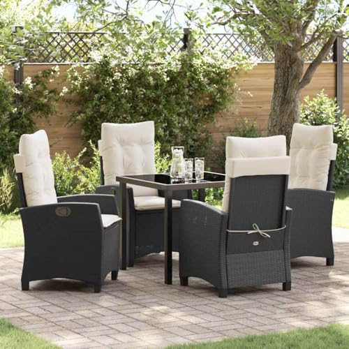 INLIFE Garten Essgruppe 5 pcs Schwarz Poly-Rattan,Möbel,Gartenmöbel,Gartenmöbel-Sets,Schwarz,59.6 KG,3380366 INLIFE Garten Essgruppe 5 pcs Schwarz Poly-Rattan,Möbel,Gartenmöbel,Gartenmöbel-Sets,Schwarz,59.6 KG,3380366 von INLIFE