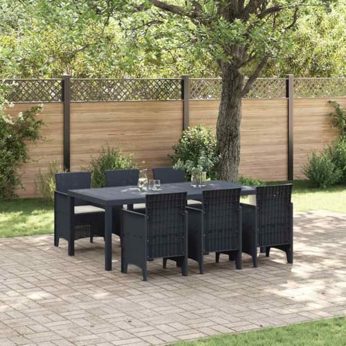 INLIFE Garten Essgruppe 7 pcs Anthrazit Polt Rattan,Möbel,Gartenmöbel,Gartenmöbel-Sets,Anthrazit,57.8 KG,3378716 INLIFE Garten Essgruppe 7 pcs Anthrazit Polt Rattan,Möbel,Gartenmöbel,Gartenmöbel-Sets,Anthrazit,57.8 KG,3378716 von INLIFE