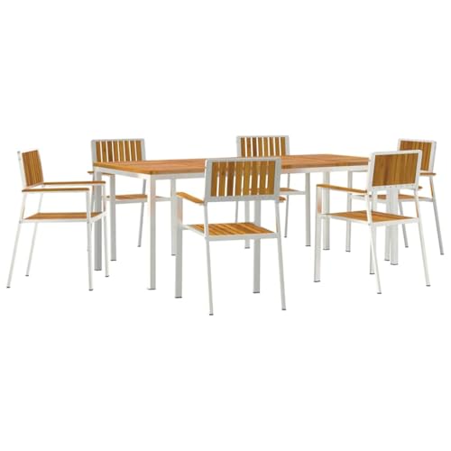 INLIFE Garten Essgruppe 7 pcs Braun Akazie Massivholz,Möbel,Gartenmöbel,Gartentische,Braun,64.8 KG,3334795 INLIFE Garten Essgruppe 7 pcs Braun Akazie Massivholz,Möbel,Gartenmöbel,Gartentische,Braun,64.8 KG,3334795 von INLIFE