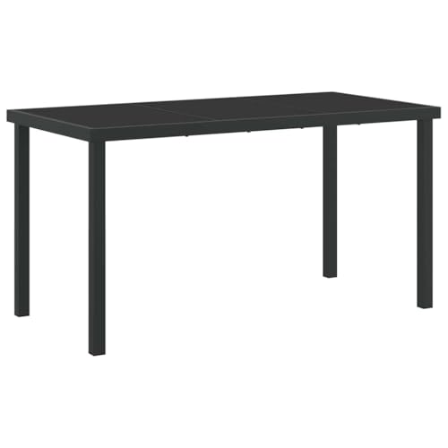 INLIFE Garten Essgruppe Falten 5 pcs Anthrazit Stahl,Möbel,Gartenmöbel,Gartenmöbel-Sets,Anthrazit,52.65 KG,3379291 von INLIFE