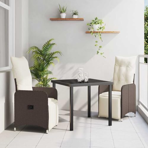 INLIFE Garten Essgruppe mit Kissen 3 pcs Braun Poly Rattan,Möbel,Gartenmöbel,Gartenmöbel-Sets,Braun,36.6 KG,3379667 INLIFE Garten Essgruppe mit Kissen 3 pcs Braun Poly Rattan,Möbel,Gartenmöbel,Gartenmöbel-Sets,Braun,36.6 KG,3379667 von INLIFE