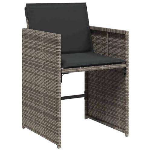INLIFE Garten Essgruppe mit Kissen Falten 5 pcs Grau Poly Rattan,Möbel,Gartenmöbel,Gartenmöbel-Sets,Grau,40 KG,3379980 INLIFE Garten Essgruppe mit Kissen Falten 5 pcs Grau Poly Rattan,Möbel,Gartenmöbel,Gartenmöbel-Sets,Grau,40 KG,3379980 von INLIFE